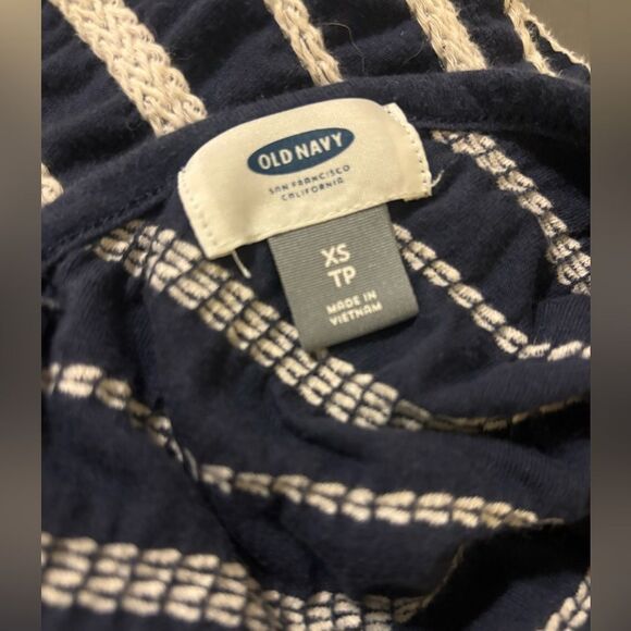 Old Navy Button Back Striped Top - Picture 3 of 3